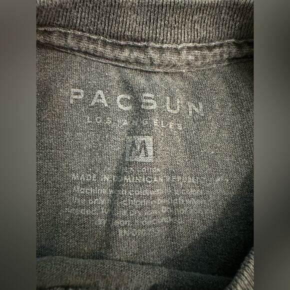 PacSun Black The Spirit Molecule Graphic T-Shirt, Distressed Fading, Medium - Picture 7 of 12